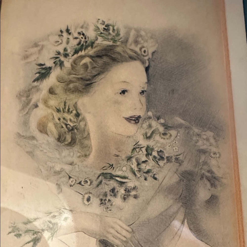 Marrette Lydis 1887- 1970 Antique Colored Etching 1937 Hand-signed
